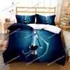Princess Girl Hime Premium Luxury Bedding Set Japan Cartoon Soft Duvet Cover Plush Comforter Bedspread Twin/Single Size Printed