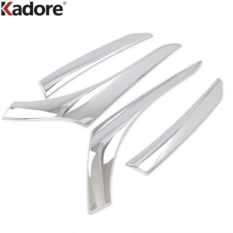 Car Rear Light Lamp Eyebrow Cover Trim For Mitsubishi Outlander 2016 2017 2018 Chrome Taillight Eyelid Molding Strip Accessories