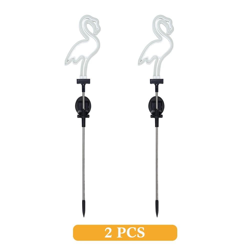 Flamingo Solar Light IP65 Waterproof LED Stake Light Landscape Ground Lamp for Outdoor Pathway Xmas Garden Terrace Decoration