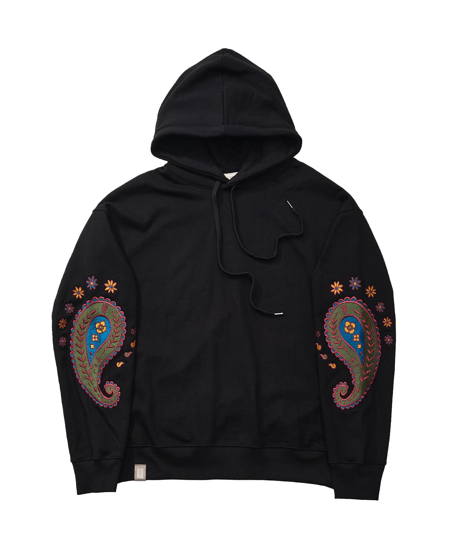 A Nothing Paisley Emb. H-T Hoody (Black) M