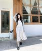 WIOE Boho Floral Cami Tiered Dress_Ivory