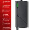 LiFePo4 Charger 12V 24V 5A 10A Car Battery Charger 110-220V Smart Battery Charger 14.6V 29.2V Fast Charger For Car Fast Charging With Alligator Clip