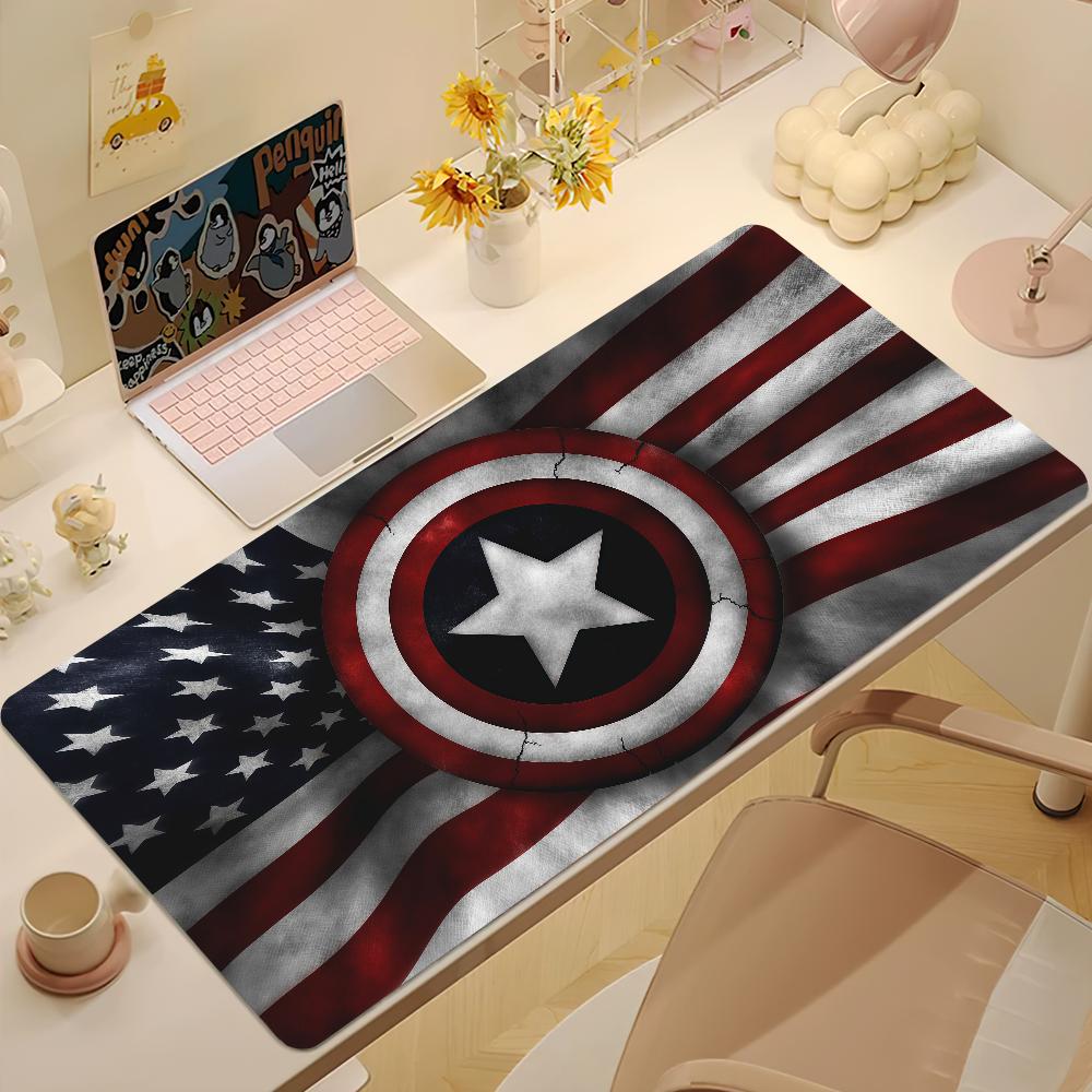 movie cool art CCaptain AAmerica ML Mouse Pad Nonslip Lockedge Thickened Desktop MousePad Large Comfort Gaming Office Student