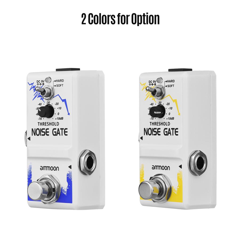 Ammoon Single Noise Gate Guitar Effect Pedal True Bypass Zinc Alloy Shell
