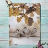 Vintage Autumn Landscape Fall Plant Posters Canvas Painting Warm Tone Print Nature Wall Art Pictures Living Room Interior Decor