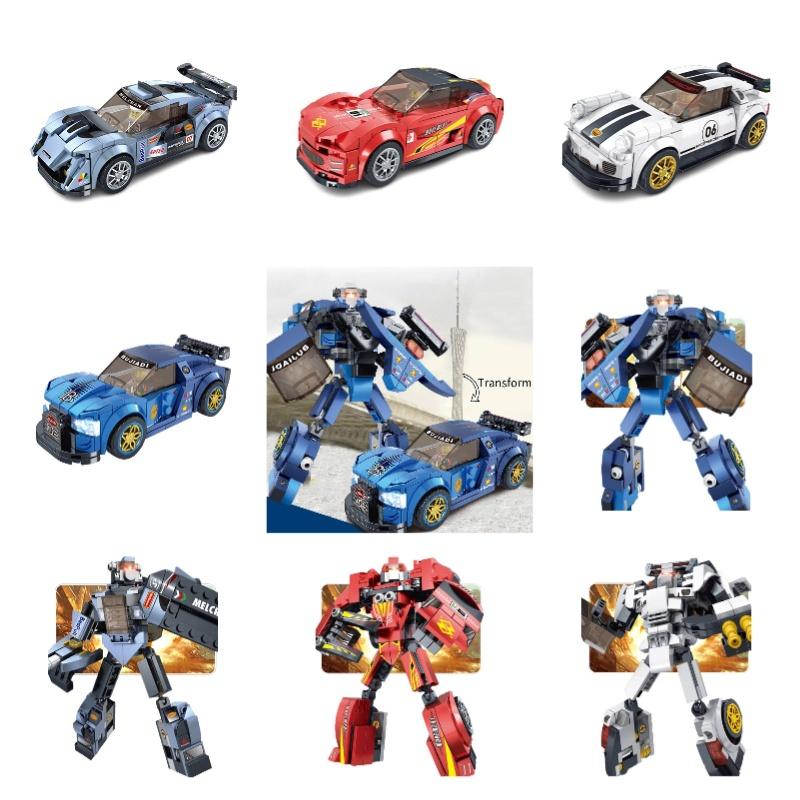 Çocuklar İçin Serin Ve Gerçekçi Kendin Yap Montaj Robotu Abs Plastik Küçük Parçacıklı Yapı Blokları Oyuncak