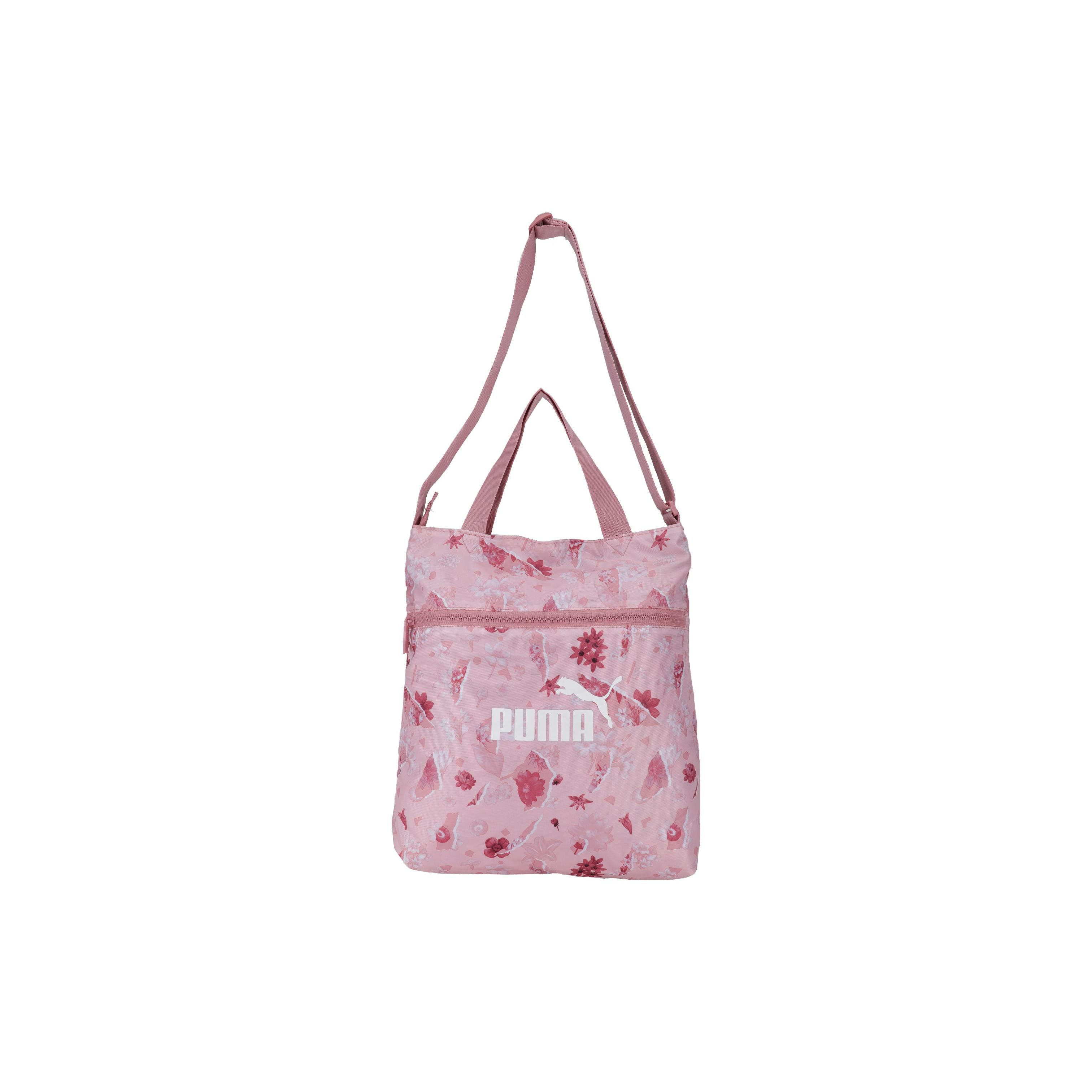 PUMA Minimalist Floral Polyester Shoulder Crossbody Bag Women bags Pink 077385-02 Pink