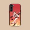 Game GI Yanfei Silicone Mobile Phone Case for Samsung Galaxy S26 S25 S24 S23 S22 S21 Plus FE Ultra Colorful Cover