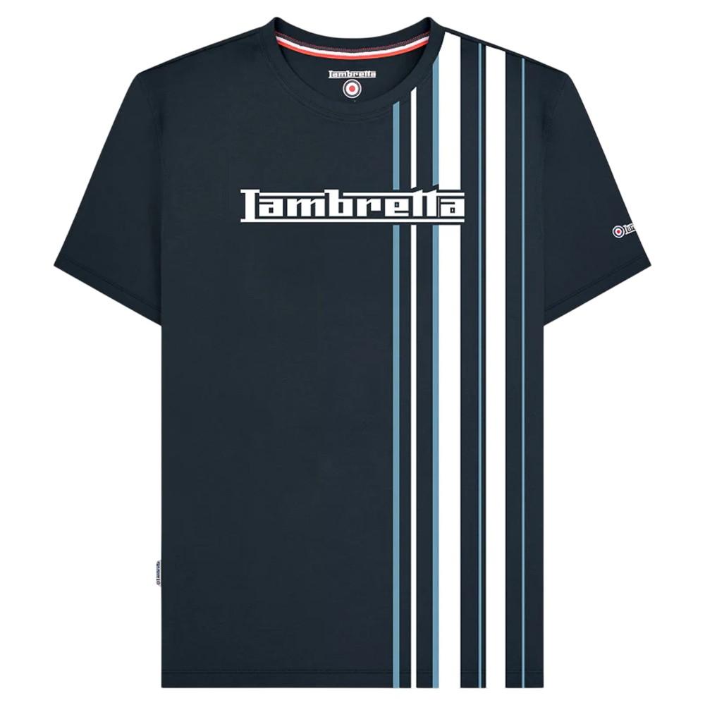 Lambretta Mens Racing Stripe T-Shirt