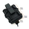 Open Top Nylon Handcuff Pouch Waist Belt Bag Handcuff Holder Hunting Accessory