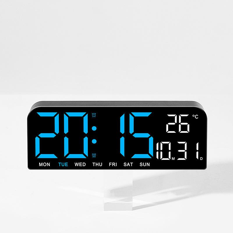 Large Screen LED Alarm Clock - Simple, Creative & Hangable Desktop/Table Design