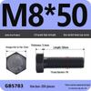 Black High-Strength Grade 8.8 Hex Bolt Screw Set (M4-M12)