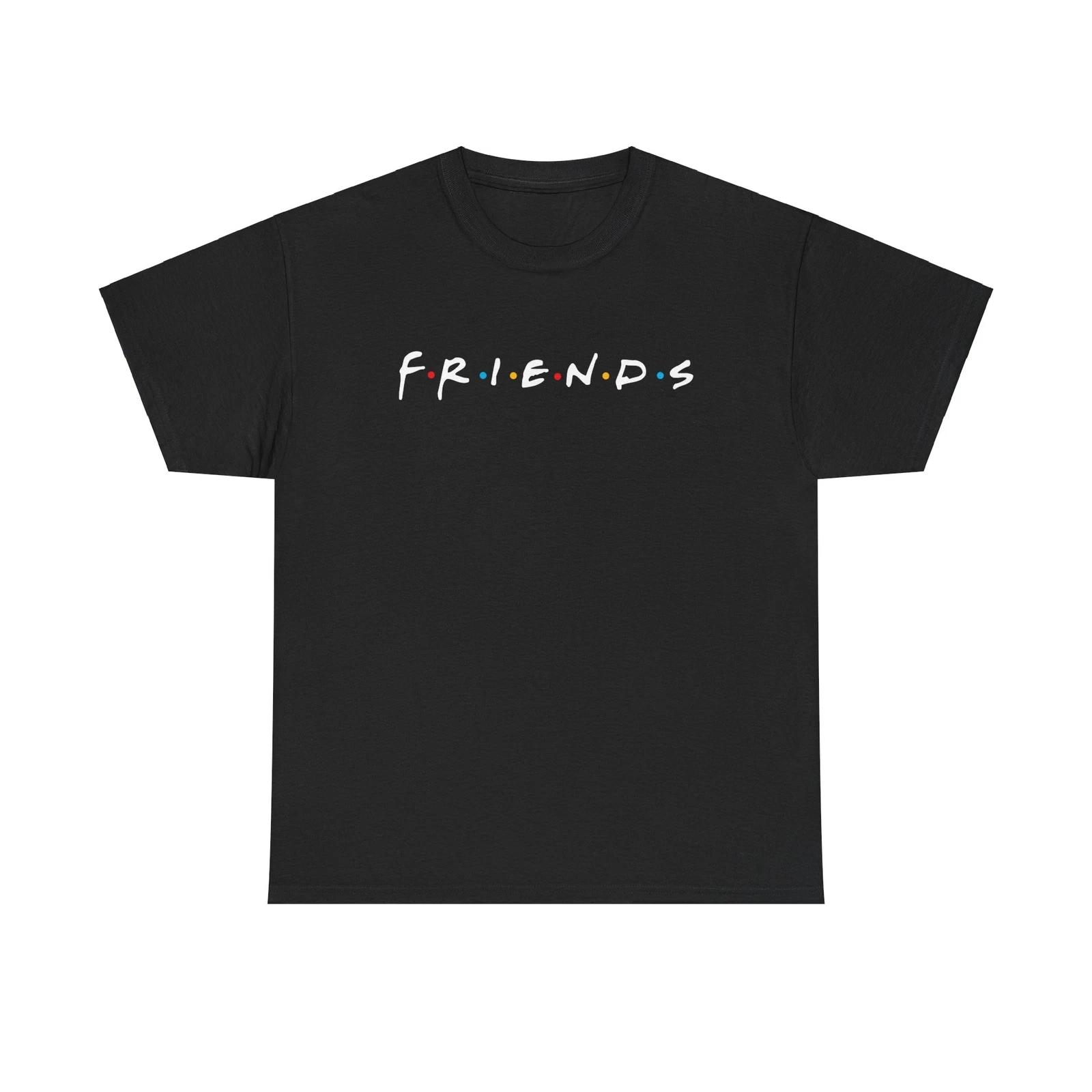 Friends Tee T Shirt TV Gift Cotton American Sitcom New York Ross Chandler Rachel S