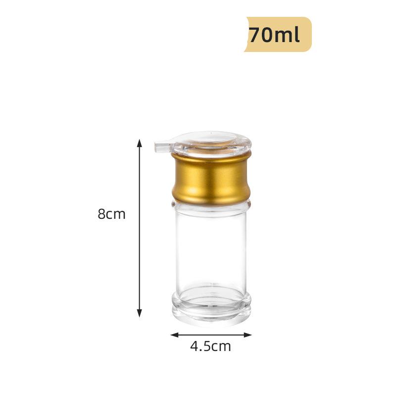 3 Sizes Transparent Oil Bottle Soy Sauce Vinegar Seasoning Organizers with Lid Wine Pot Olive Oil Bottle Kitchen Supplies