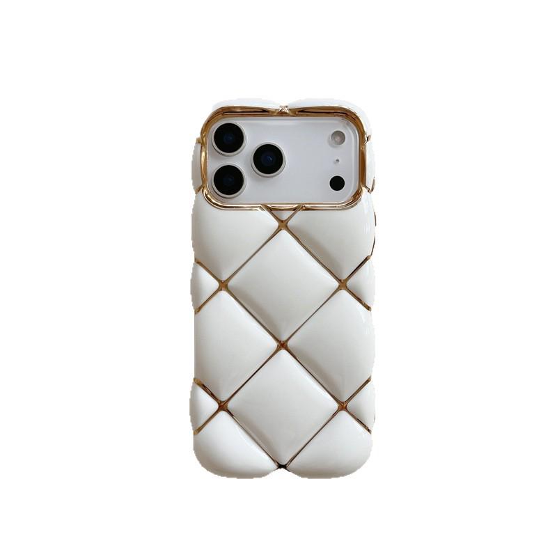 Electroplated 3D Diamond iPhone 11/12/13/14/15/16/17 ProMax Drop-Proof Case
