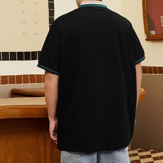 Vintage Moisture Wicking Soft High Quality Breathable Men's Loose Polo Shirt--Wrinkle Resistant Casual Sport Short Sleeve Neck Shirt