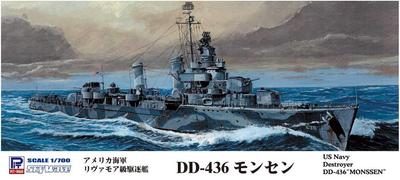 Pit Road Skywave Series US Navy Livermore Class Destroyer Monsen Plastic Model W214 1/700 DD-436