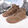 TUINANLE Winter Footwear Barefoot Shoes Womens Hiking Boots Wide Toe Box Walking Shoes Men Plush Boots