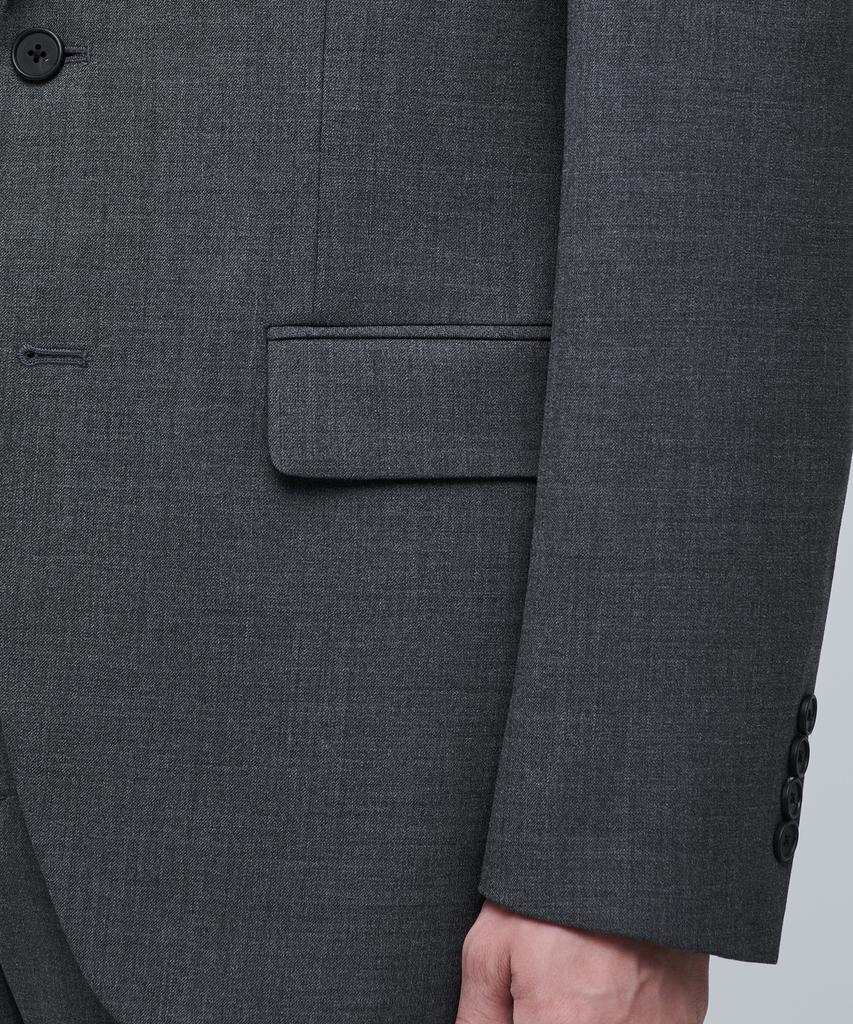 Musinsa Standard Basic Wool Blazer [Medium Grey]