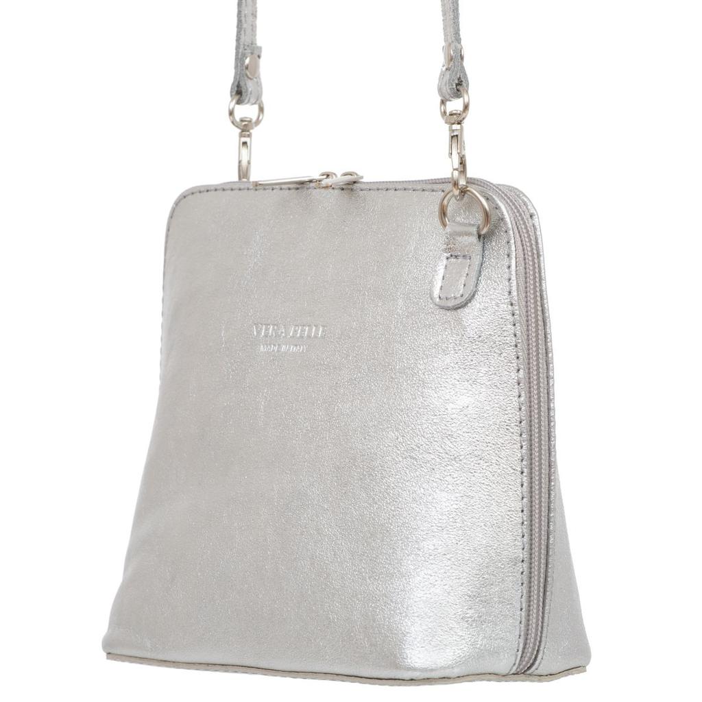 Small Leather Purse Conica Flowers