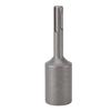 Ground Rod Driver 3.9in Round Handle Heavy Duty Steel Ground Rod Drill Bit Driver T Post Driver for   Plus Hammer