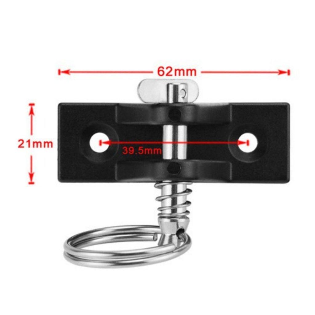 Marine 316 5X51mm Quick Release Pin Boat Top Deck Hinge Easy Install Nylon Canopy Mount Dinghy