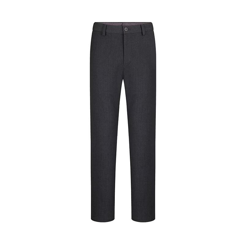 SEVEN Men's Wool Blend Business Casual Slim-Fit Straight-Leg Pants