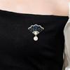 High-End Chinese Style Enamel Painted Butterfly Brooch Women'S Fashion Versatile Pin Temperament Elegant Corsage Sweater Accessories