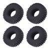 RC Crawler Universal Wheel Hub Set Plastic RC Tire and Hub Set for Axial SCX24 1/24 1/18