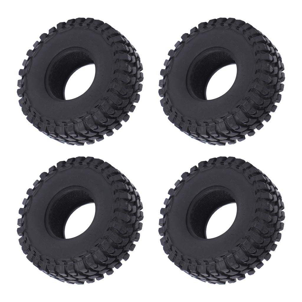 RC Crawler Universal Wheel Hub Set Plastic RC Tire and Hub Set for Axial SCX24 1/24 1/18