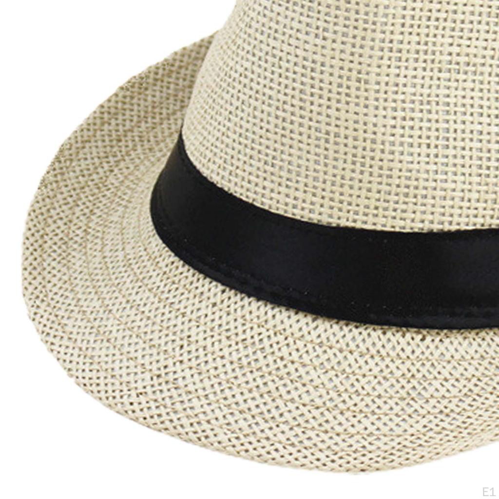 Papyrus Hat Beach Portable Adult Men Women Trendy Lightweight Sun Top for Fishing Travel