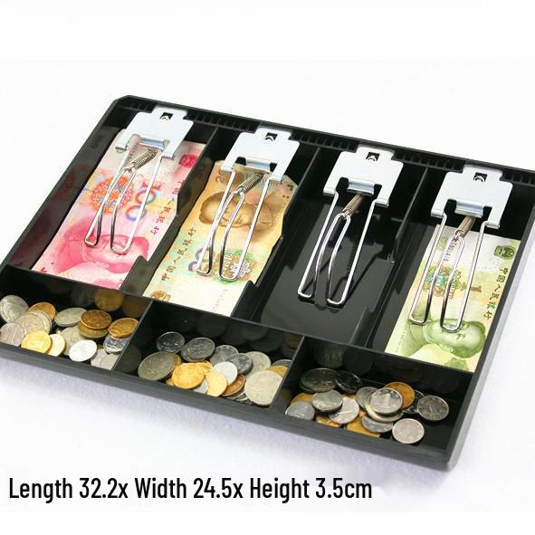 Five-Compartment Cash Register Storage Tray for Supermarkets and Convenience Stores