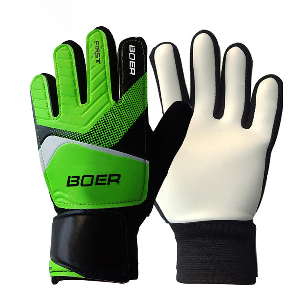 Entry Level Soccer Goalkeeper Gloves for Kids Latex Adhesive Non-Slip Goalkeeper Gloves