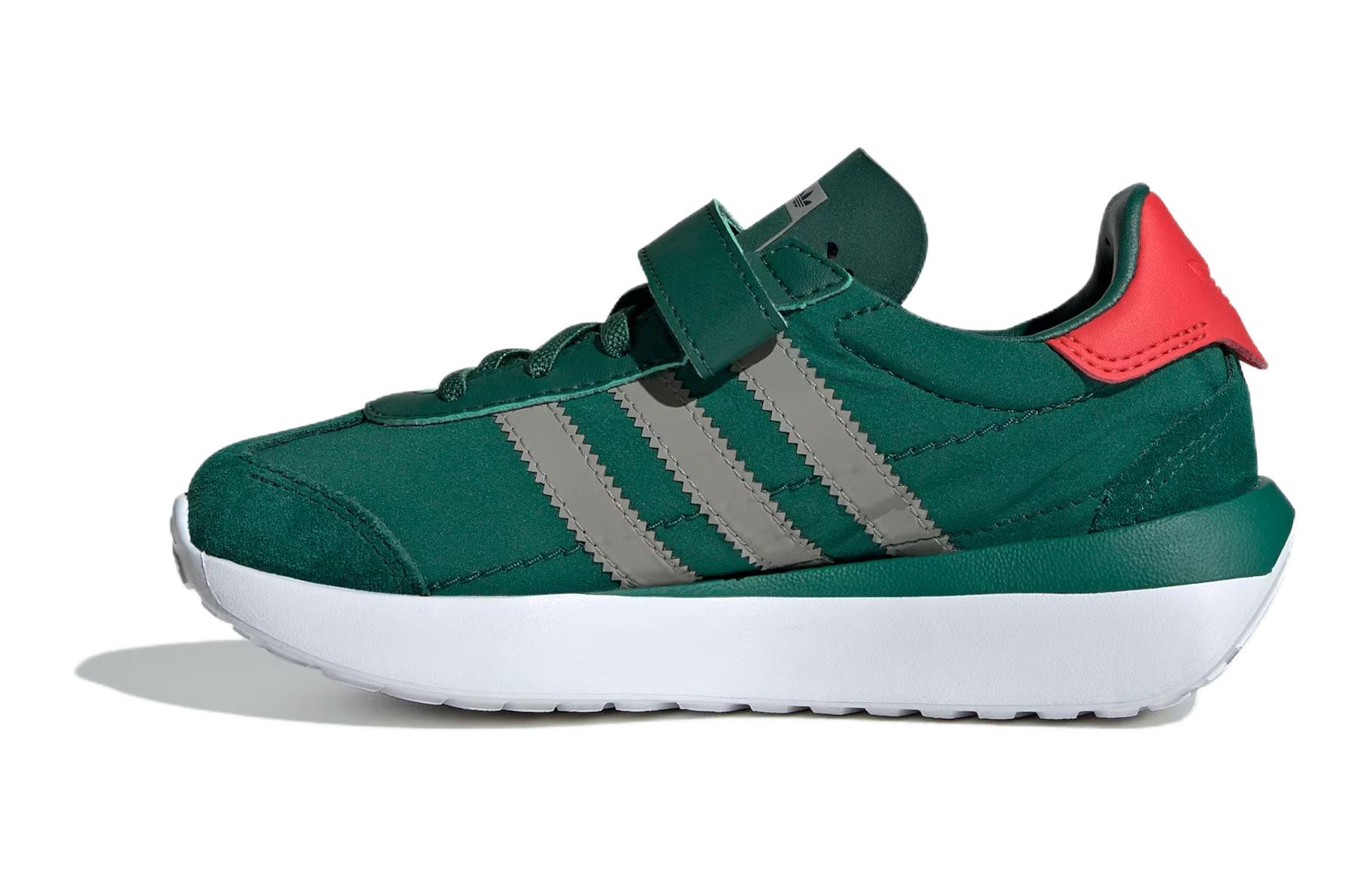Adidas Originals COUNTRY XLG Comfortable Cushioning Low top Kids Lifestyle Shoes Green Kids IF6148 30.5