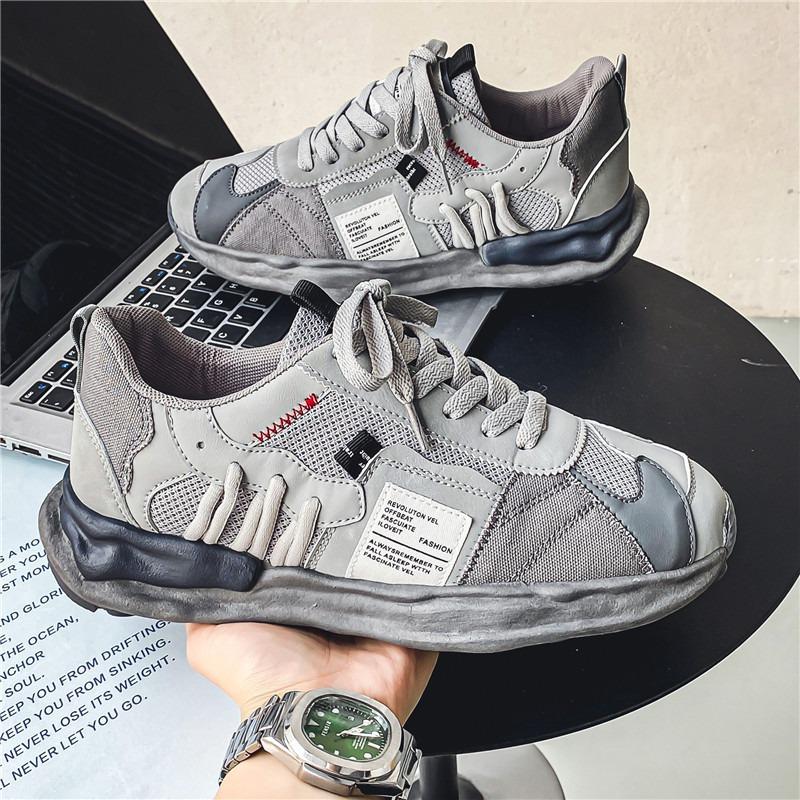 Мужские осенние новые баскетбольные кроссовки Flyknit Mesh с дышащей внутренней частью — фото 5