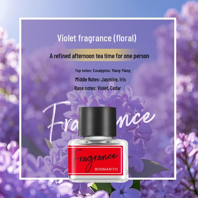 BONMARITO Shy Floral Scent Women's Perfume - Long-Lasting Romantic Plant Extract Essential Oil Fragrance