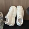 Thick-soled autumn and winter new heightening versatile lace-up board shoes lightweight sports and leisure shoes women's board shoes