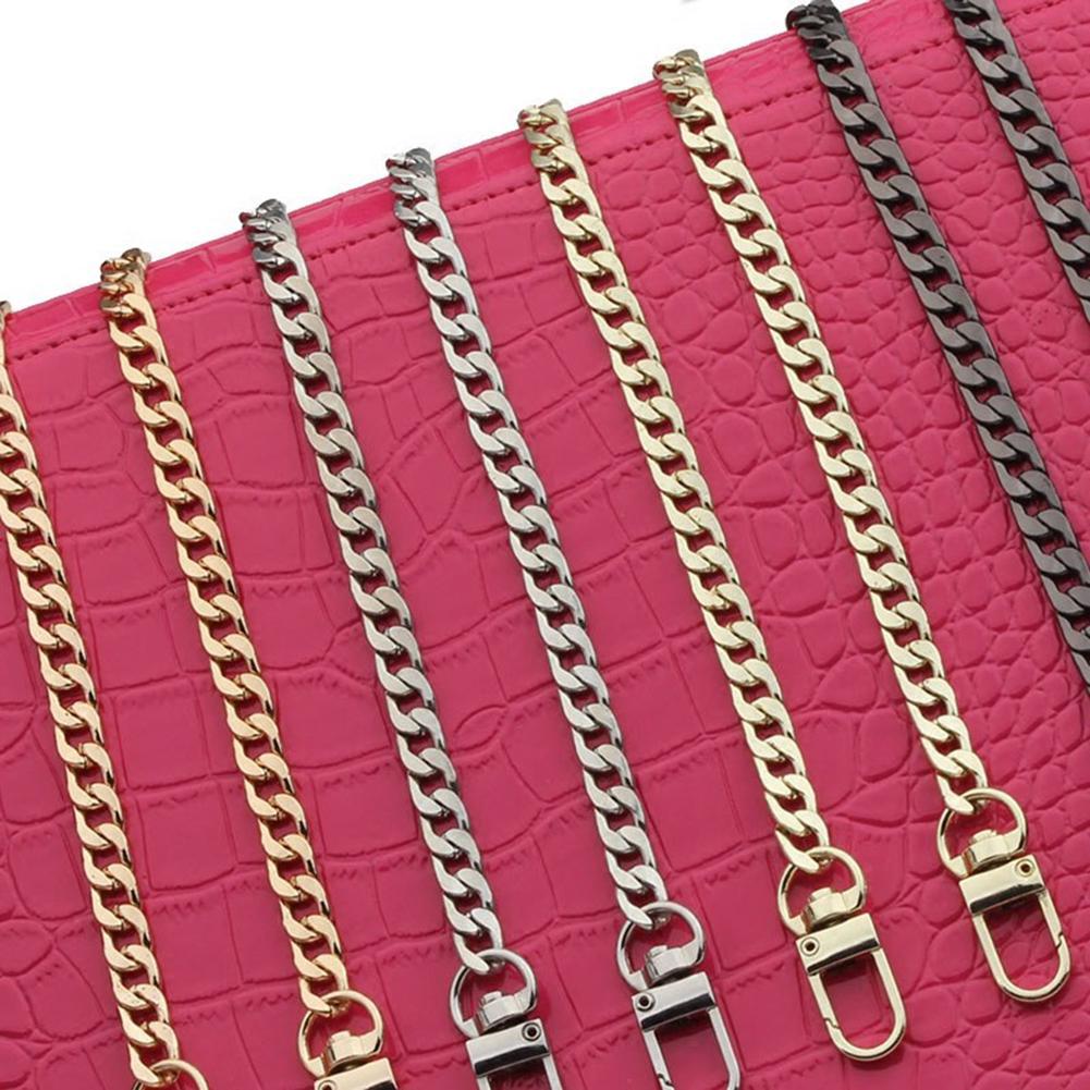 Bag Metal Chain Strap Handle Replacement for DIY Purse Shoulder Handbag 110cm
