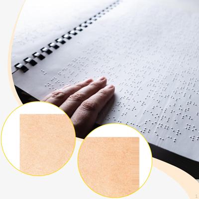 50 Stück Braillepapier A4 Blankobogen Übung Handschrift für Menschen