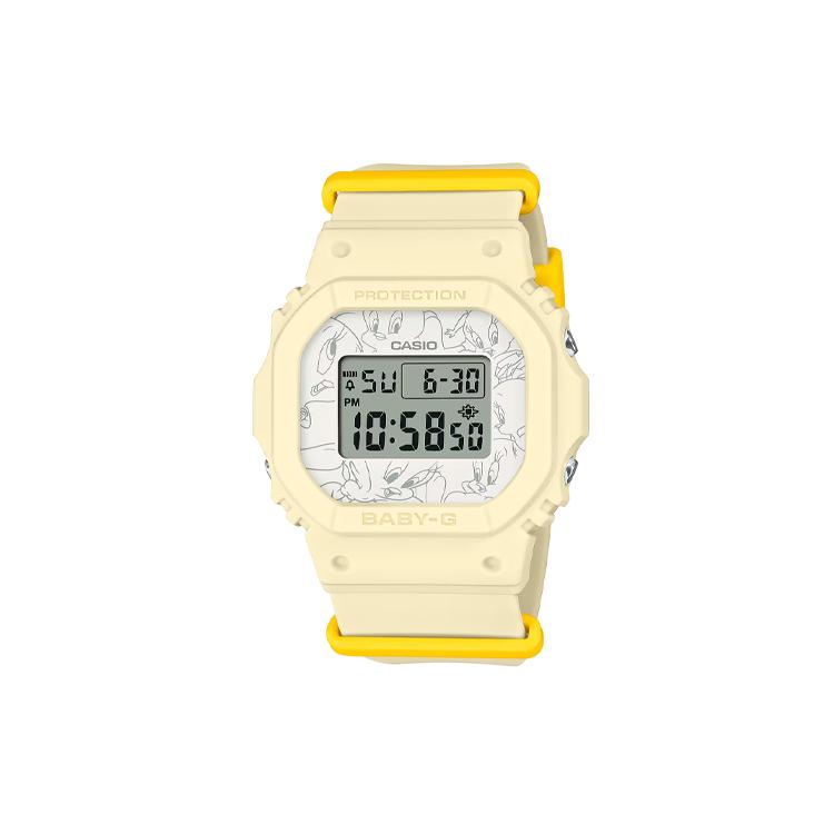 CASIO Unisex BABY-G Gray Watch BGD-565TW-5JR BGD-565TW-5JR Yellow Watch Case