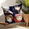Jujutsu Kaisen Pillow Case Linen Cushion Covers For Decorative Sofa Home Pillows Case Car Chair Pillows Cases
