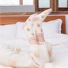 Cute Sleep Socks Stripe Wool English Alphabet  Japanese Style Socks Cotton Socks Hosiery Women Short Socks