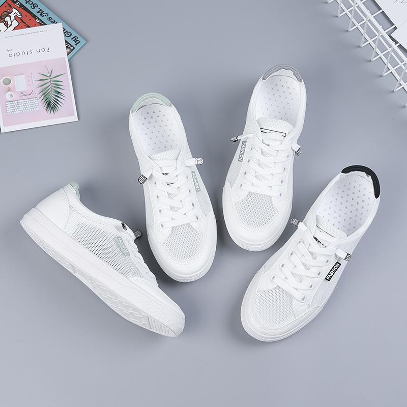 Summer new sports commuter sub-mesh breathable and lightweight casual single shoes student board shoes