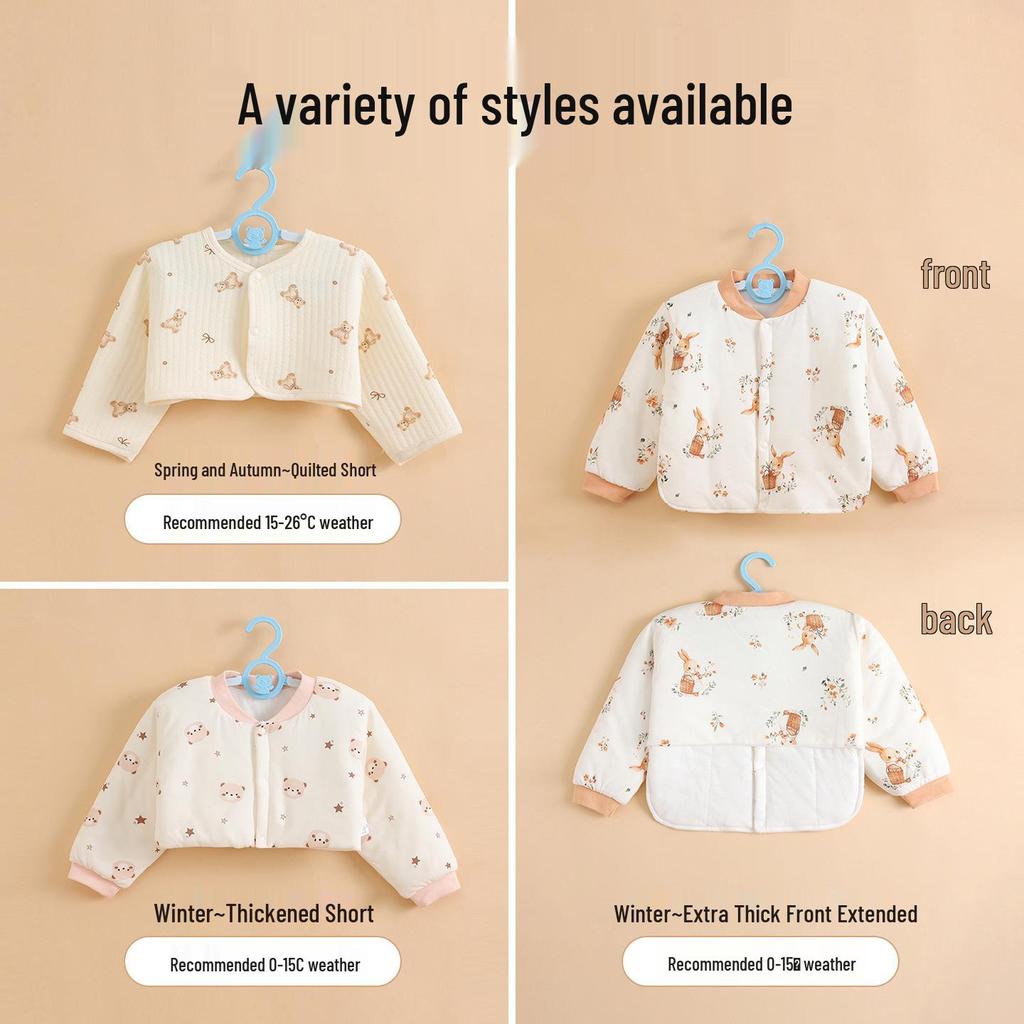 Pure Cotton Baby Sleep Vest for Shoulder Protection and Cold Prevention