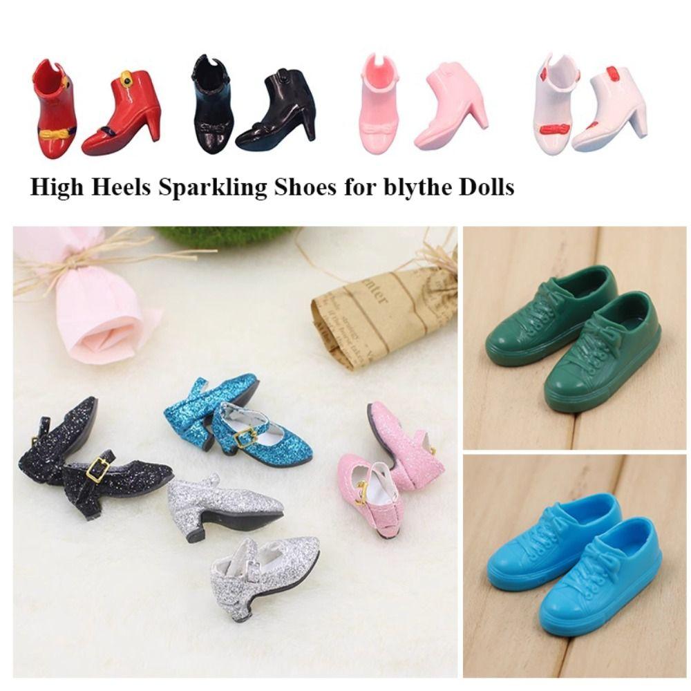 Doll Gift Toys High Heels Crystal Shoes for azone ob24 Dolls for blythe Dolls for licca Dolls