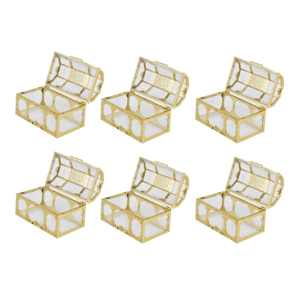 12PCS Hollow Out Candy Box Chocolate Gift Treat Boxes Container Case Wedding Party FavorS Gold