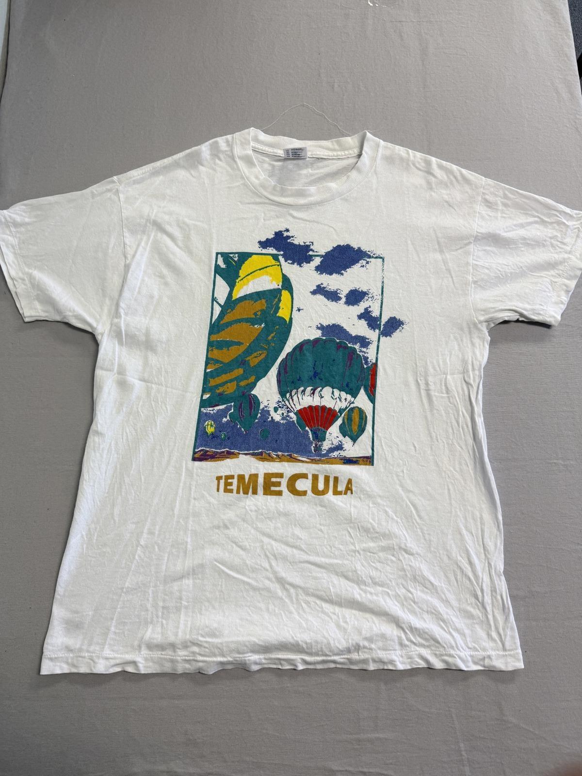 Vintage Temecula Hot Air Balloons T-shirt Tourist Shirt - L L