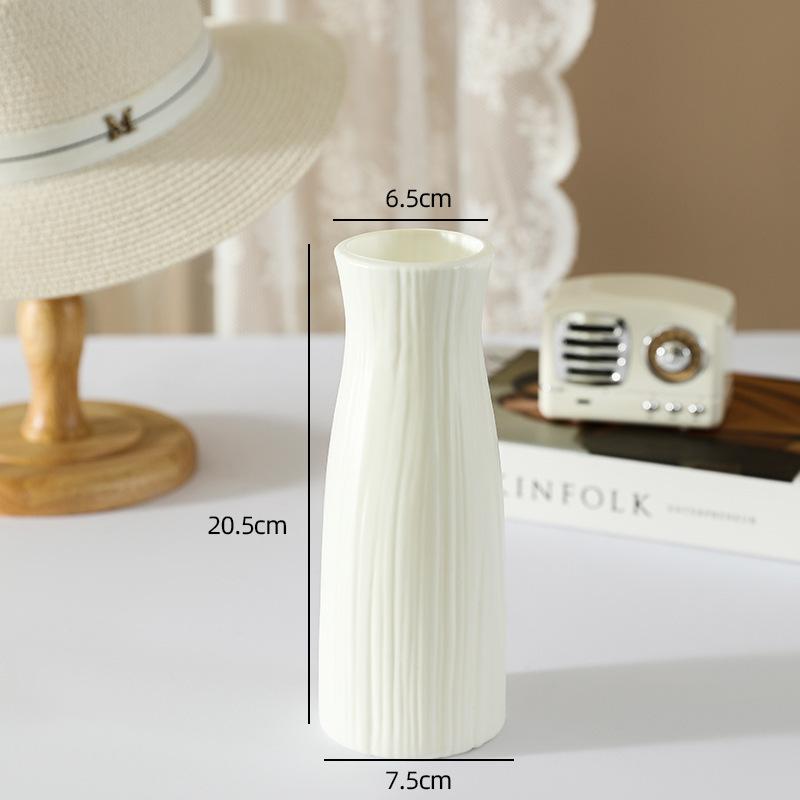 Plastic Flower Vase - A Small and Fresh One for The Living Room, with Anti-drop Function. Flower Arrangement Vase for Water Culture.