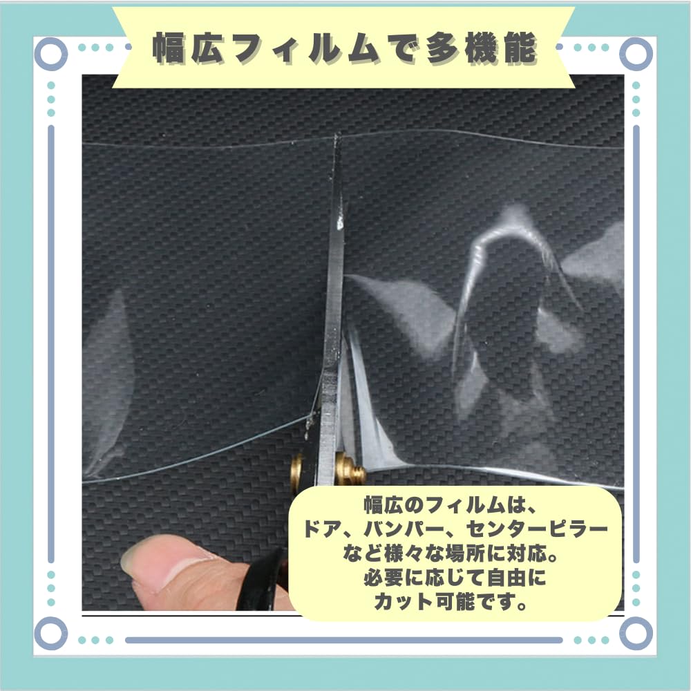 ideastore Protective Film, Car Anti-Scratch Tape, Transparent TPU Material, 6.6 ft (10 x 6 m)