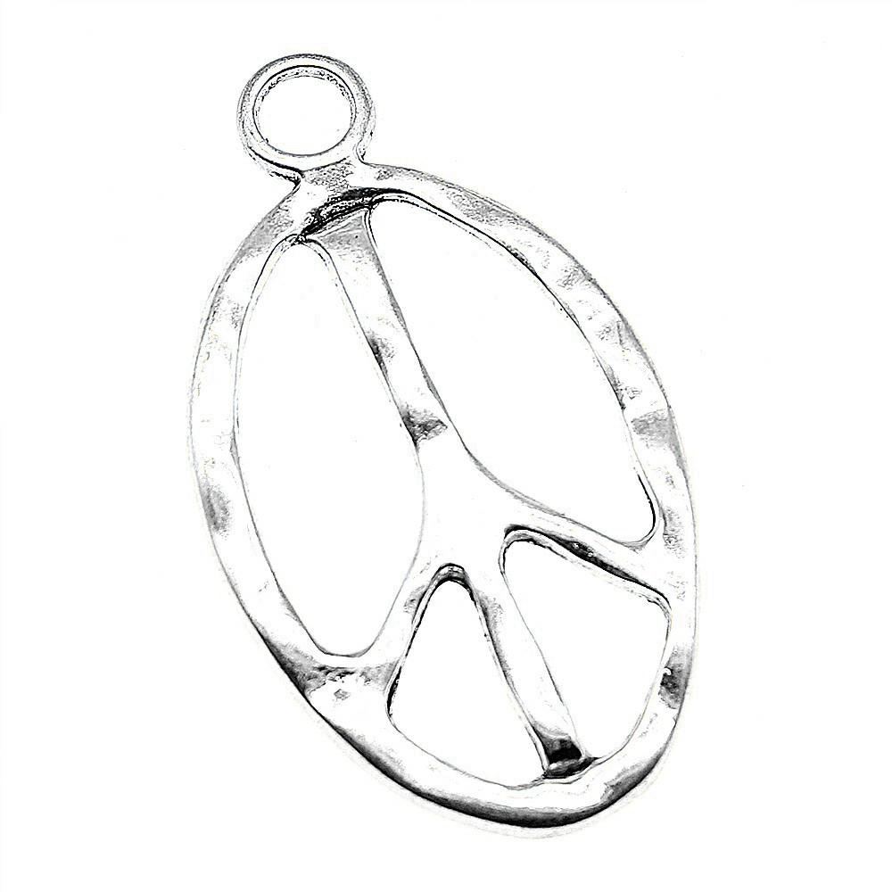 Pendants Peace Sign Charms Alloy Crafts For Hippie Themed Jewelry Making